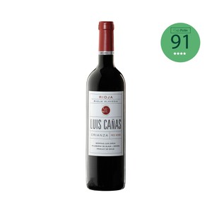 LUIS CAÑAS  Vino tinto crianza con D.O. Ca. Rioja botella 75 cl.