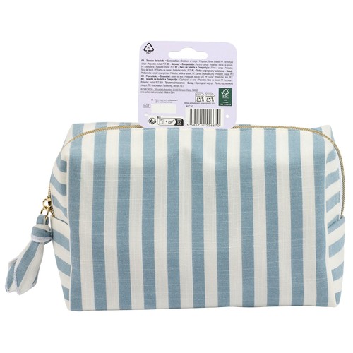 COSMIA Bayadere Neceser (22 x 10 x 12.5 cm) con cierre de cremallera.