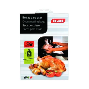 Bolsas de horno de 25x38 centímetros IBILI paquete de 5 unidades.