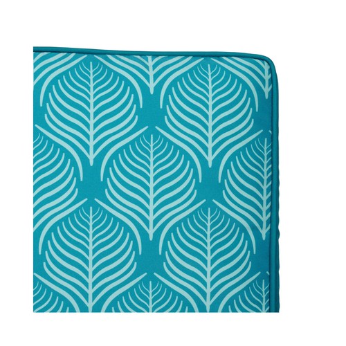 Cojín respaldo poliéster color azul marino 90x48x5cm, GARDENSTAR.