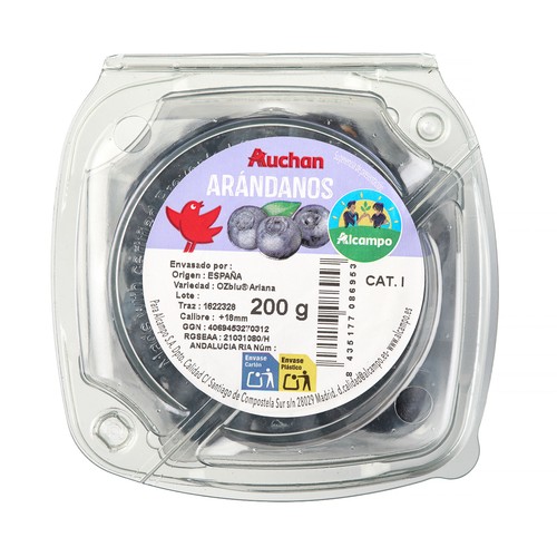ALCAMPO CULTIVAMOS LO BUENO Arándanos 200 g.