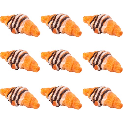 Mini croissants bañados rayados 9 uds. 315 g.