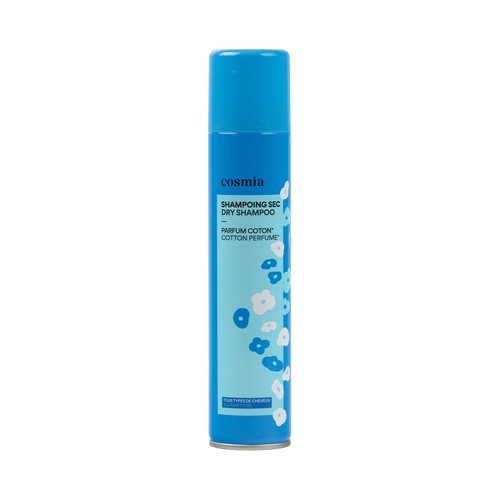 COSMIA Champú seco con aroma a algodón, para todo tipo de cabellos 200 ml