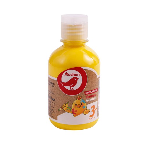 Botella Tempera Amarillo 250 ml Chicky ALCAMPO