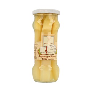ALTA COCINA Espárragos blancos extra 6/9 piezas ALTA COCINA frasco de 220 g.