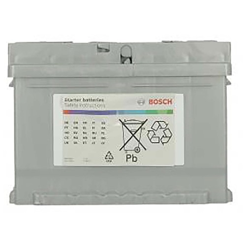 Batería de coche 60Ah,arranque 540A, 12V, BOSCH.