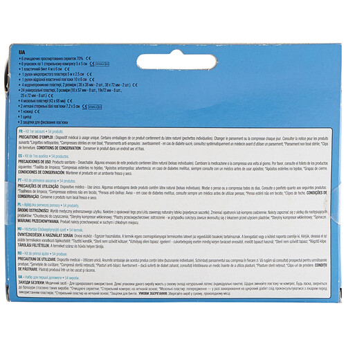 PRODUCTO ALCAMPO Kit de primeros auxilios compuesto por 54 elementos PRODUCTO ALCAMPO.