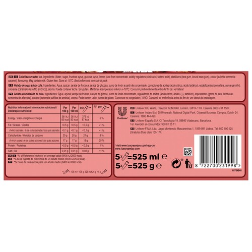 CALIPPO Polo cola pack de 5 uds de 105 Milils