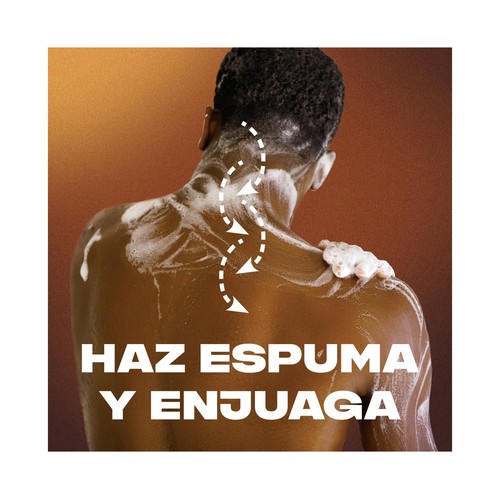 AXE Dark temptation Gel de baño o ducha para hombre, acción relajante y aroma a chocolate negro 400 ml.