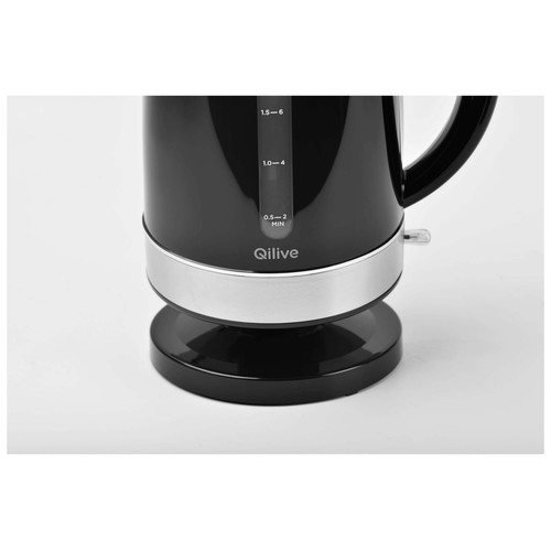 Hervidor de agua QILIVE Q.5549, 1L, 2200W, capacidad 1,7L, base 360°.