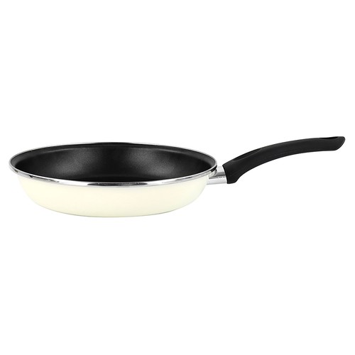 Sartén de acero esmaltado con interior antiadherente piedra, 28cm., apta para inducción, MAGEFESA Cream.