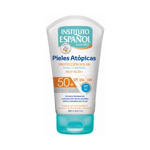 INSTITUTO ESPAÑOL Protector solar infantil (facial y corporal) con FPS 50+ (muy alto), pieles atópicas 150 ml.