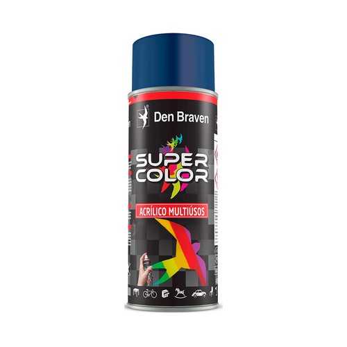 Pintura spray acrílico Azul Zafiro, RAL5003, 400 ml, BOSTIK.