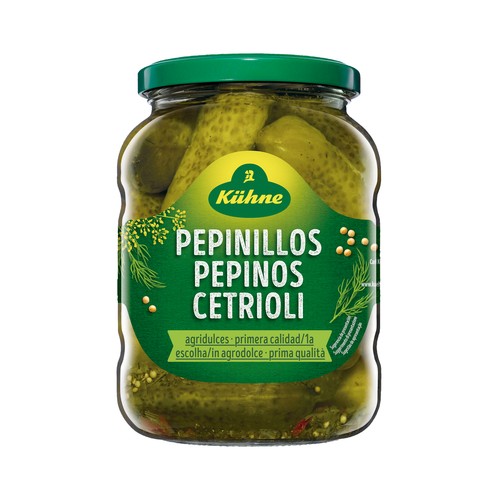 KÜHNE Pepinillos frasco de 360 g.