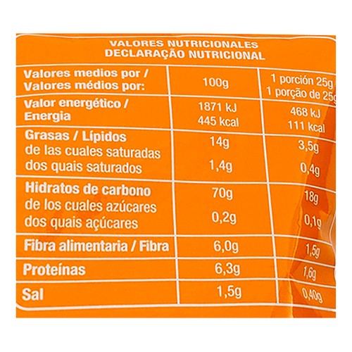 PRODUCTO ALCAMPO Maíz gigante frito y salado 250 g.