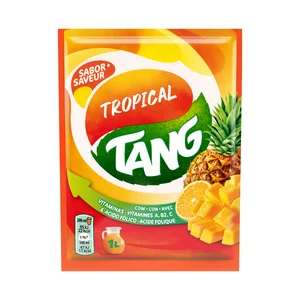 TANG Bebida de concentrado de frutas tropicales en polvo sobre 30 g.