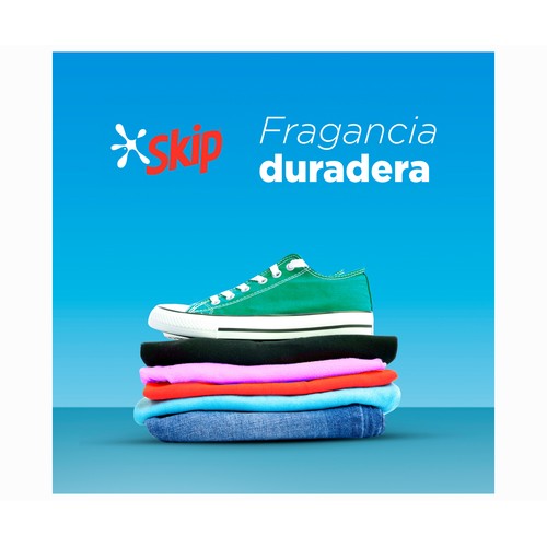 SKIP Active Clean Detergente en polvo para lavadora con aceleradores de lavado 35 lav.
