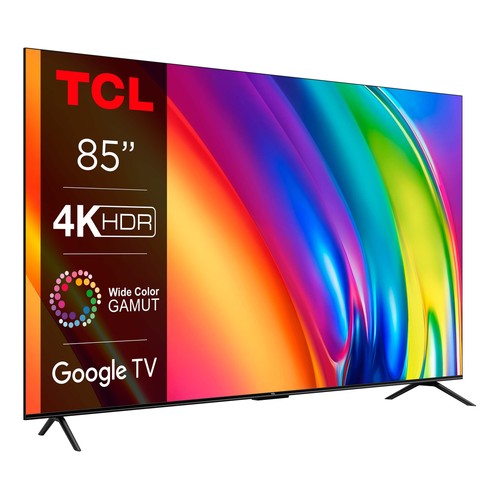 Televisión 215,9cm (85") LED TCL 85P745 4K, HDR10, SMART TV, WIFI, BLUETOOTH, TDT T2, USB reproductor, 3HDMI, 120HZ.