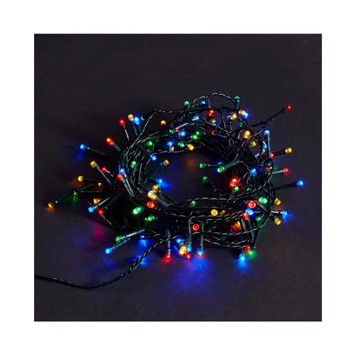 Guirnalda de 120 luces LED multicolor, ACTUEL.