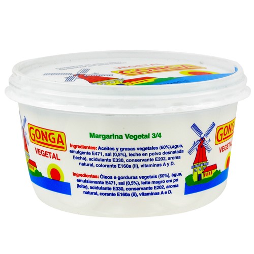 CONGA Tarrina de margarina vegetal CONGA 500 g.