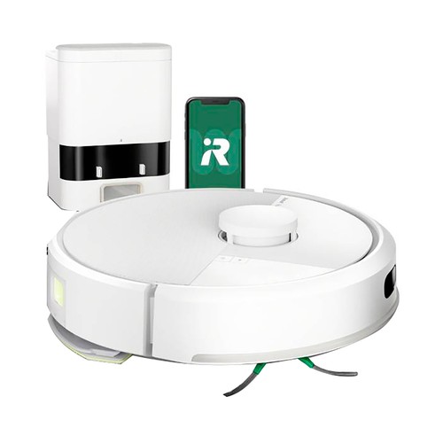 iRobot Roomba 105 AE, Color blanco, aspira y friega.