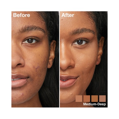 MAYBELLINE Instant perfector glow 4 en 1 Base de maquillaje con acabado natural, tono 3 Medium deep.