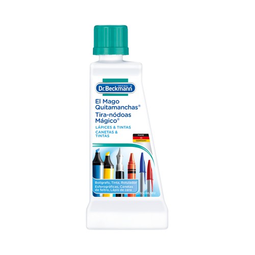 DR. BECKMANN Quitamanchas especial para manchas de lápiz, acuarela y rotulador fluorescente 50 ml.