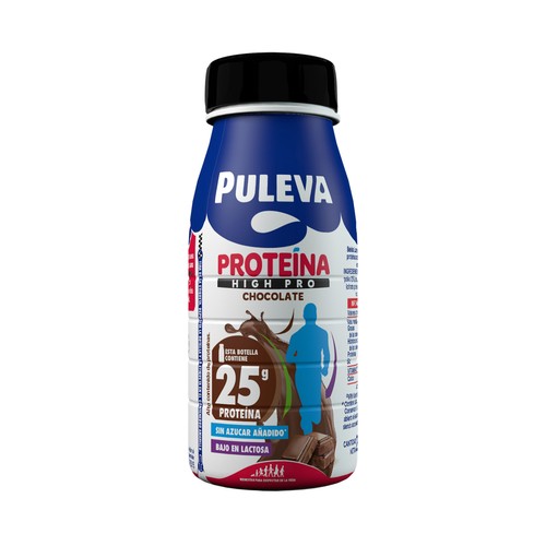PULEVA High Pro Batido de proteínas con sabor a chocolate 250 ml.
