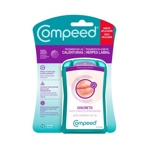 COMPEED Parches discretos para el tratamiento de las calenturas 15 uds.