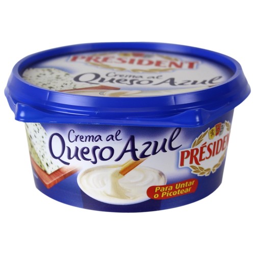 Crema de queso para untar azul PRÉSIDENT 125 g.