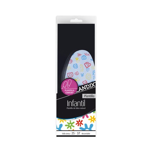 Plantillas infantiles ANDIX, talla 25/37.