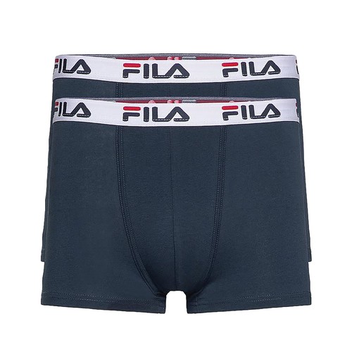 Pack 2 boxer FILA, color navy, talla S
