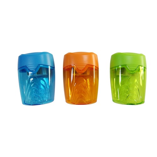 Sacapuntas Doble ConDeposito Trpte Colores ALCAMPO
