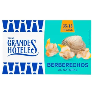 GRANDES HOTELES Berberechos al natural 35/45 63g.