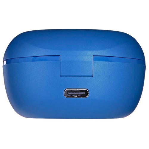 Auriculares Bluetooth intrauricular JVC HA-A6T-AU con estuche de carga, hasta 23 horas de autonomía, color azul..