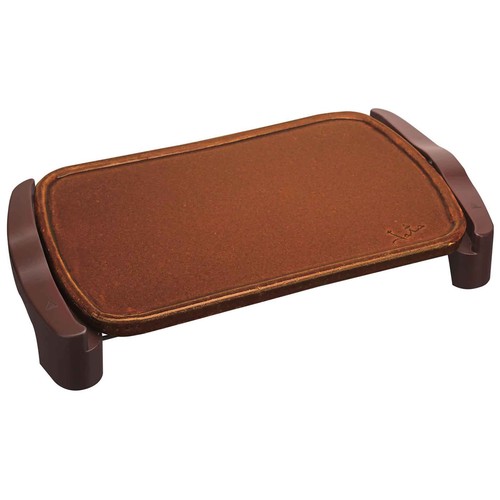 Plancha de asar JATA GR559A de terracota, 1600W, superficie 46 x 28 cm.