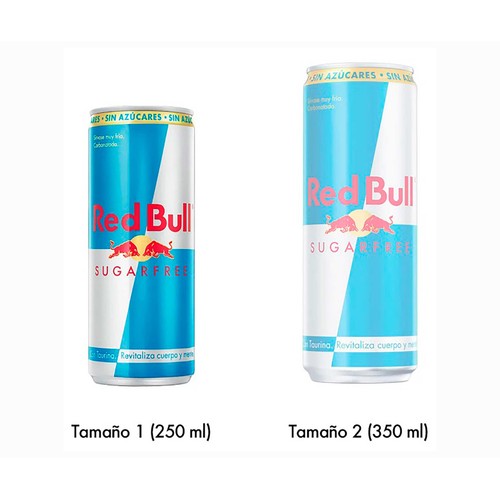 RED BULL Bebida energética sin azúcar pack 4 uds. x 250 ml..