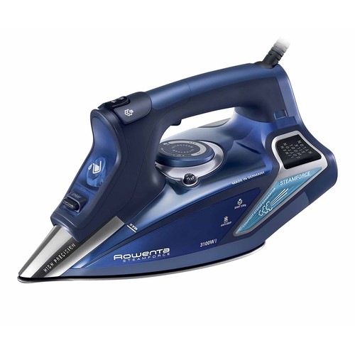 Plancha de vapor ROWENTA SteamForce DW9240D1, suela láser, potencia: 3100W.