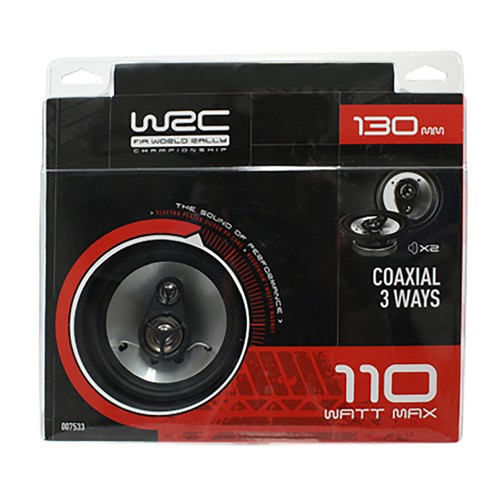 Lote de 2 altavoces, 3 vías, 110W y 130 milímetros WRC.