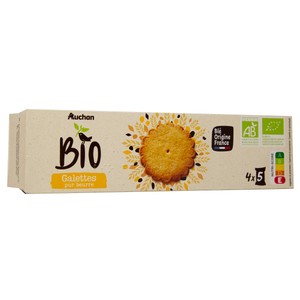 ALCAMPO ECOLÓGICO Galletas de mantequilla ecológicas 125 g.