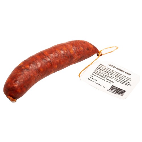 RIVERO Chorizo ahumado en barra, elaborado sin gluten y sin lactosa RIVERO 150 g.