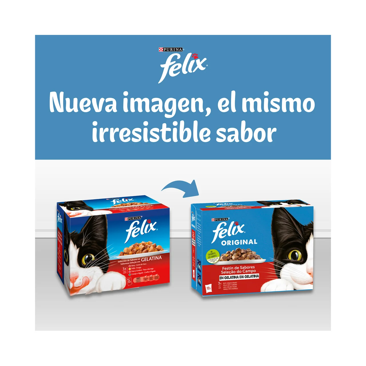 Al. húmeda gato bolsa selección pescado gelatina 4 x 85 g.