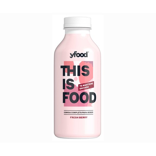 YFOOD Batido sustitutivo de frambuesa 500 ml