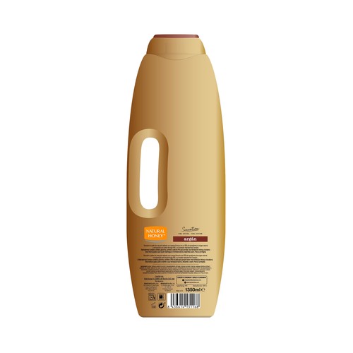 NATURAL HONEY Sensations Gel para ducha o baño con aceite de argán 1350 ml.