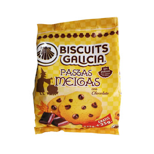 Imagen de BISCUITS GALICIA Paszas meigas  Galletas con pepitas de chocolate 235 g