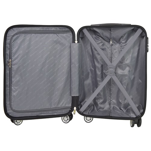 Maleta cabina tipo trolley talla S Rígida, 8 ruedas con cierre Zen amarillo claro. AIRPORT