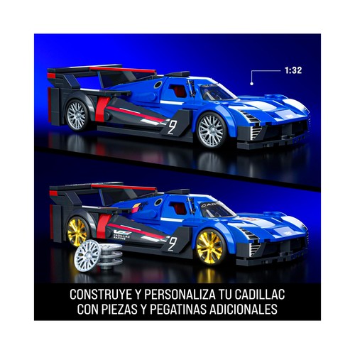Hot wheels conjunto de construccion  speed cadillac.MATTEL.