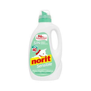 Imagen de NORIT Detergente líquido hipoalergénico especial para pieles sensibles 40 lav. 2,12 l.