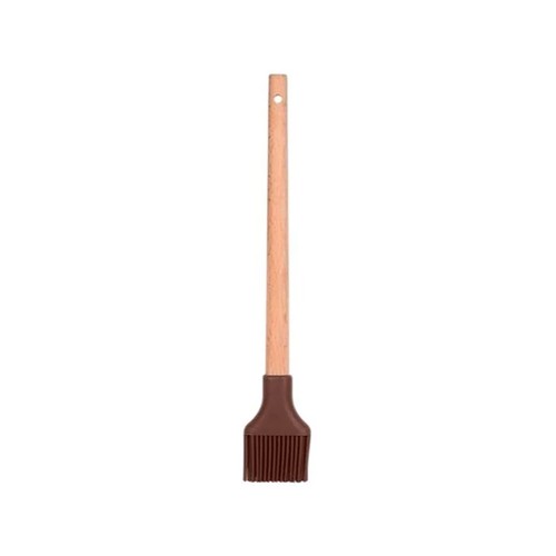 Pincel de cocina de silicona con mango de madera, ALCAMPO.
