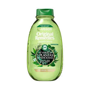 ORIGINAL REMEDIES de Garnier Champú detox, para todo tipo de cabellos 400 ml.